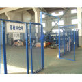 Temporary Frame Mesh Fence for Material Storage